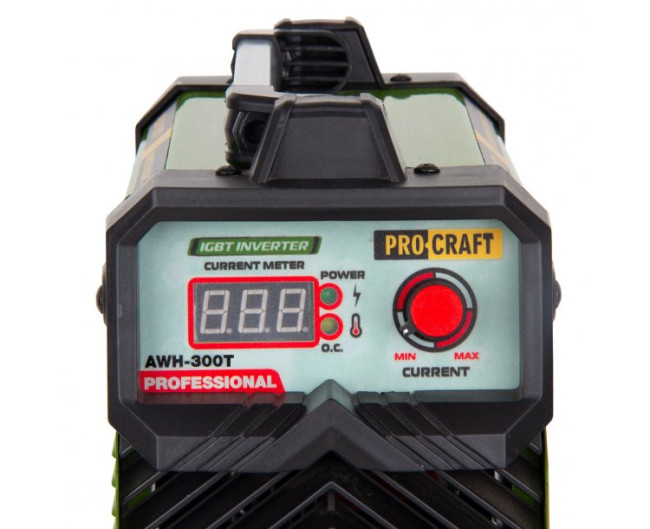 Инверторный сварочный аппарат Procraft AWH-300T (4,5 кВт, ММА, 20-300А, 1,6-5,0 мм)