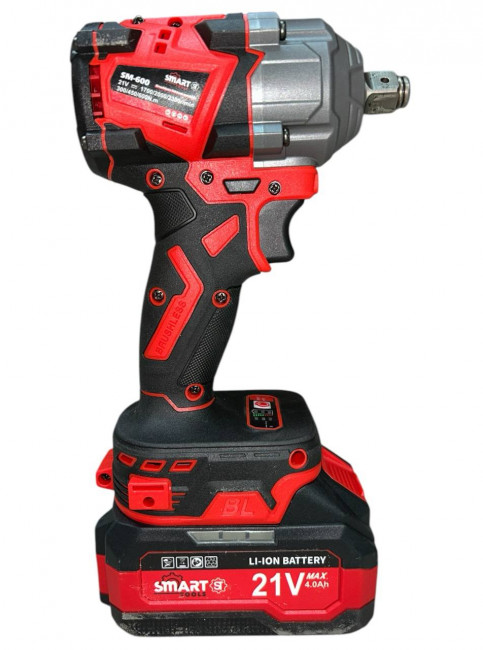 Гайковерт аккумуляторный DT11600 SMART RED(21В,1700-2300 об/мин,600 Нм,2АКБ*4 А*ч)