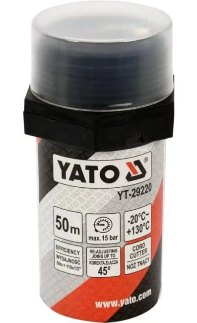 Нить для герметизации резьбы 50м 15bar 45^ YATO