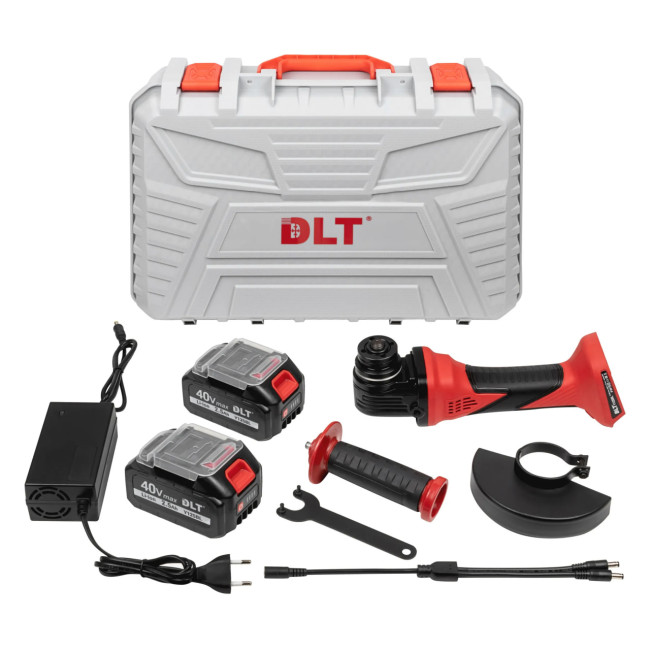 Шлифмашина угловая аккумуляторная DLT Y125BL,1200Вт, 4500,6500,8500 об/мин, d-125мм