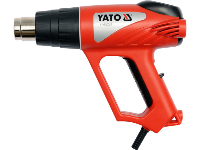 Фен промышленный YATO (2000Вт,кейс,аксессуары, макс 350-550С, 2 режима) Фен промышленный YATO (2000Вт,кейс,аксессуары, макс 350-550С, 2 режима)