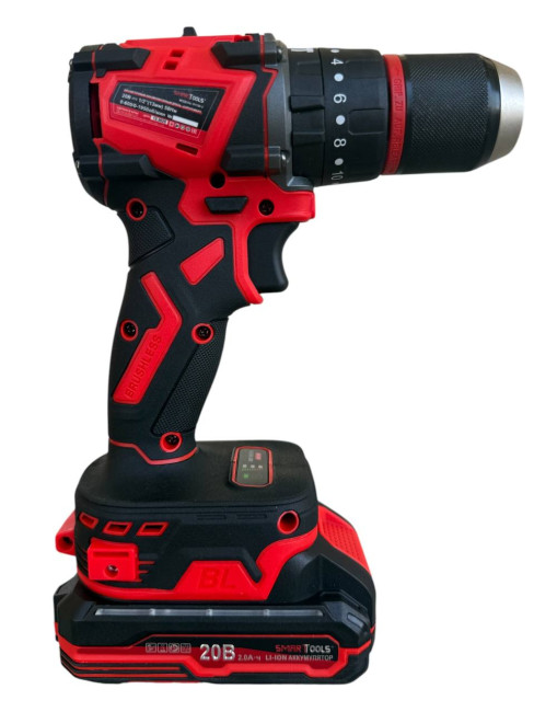 Аккумул. шуруповерт D1150-2 SMART RED (20В,50 Нм, 13 мм, ударный, БЕСЩЕТОЧНЫЙ, 2АКБ*2Ач,ЗУ,кейс) Аккумул. шуруповерт D1150-2 SMART RED (20В,50 Нм, 13 мм, ударный, БЕСЩЕТОЧНЫЙ, 2АКБ*2Ач,ЗУ,кейс)