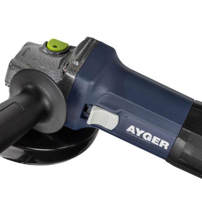 Машина углошлифовальная AG1100 AYGER(1100 Вт,125 мм,М14,11000 об/мин)