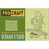 Фрезерный станок VMM1100 PROCRAFT (550Вт,конус МТ3,вылет 220мм,ход 180мм,смещ. 100/300)