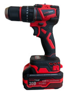 Аккумул. шуруповерт D1150-4 SMART RED (20В,50 Нм, 13 мм, ударный, БЕСЩЕТОЧНЫЙ, 2АКБ*4Ач,ЗУ,кейс)