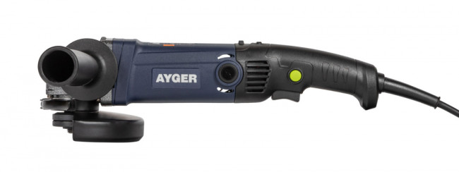 Машина углошлифовальная AG1200E AYGER(1200 Вт,125 мм,М14,0-11000 об/мин,рег.оборотов)