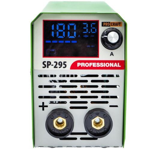 Инверторный сварочный аппарат SP295-BMC Procraft (6,1 кВт, MMA, 20-295 A, 1-4 мм, маска, КЕЙС)