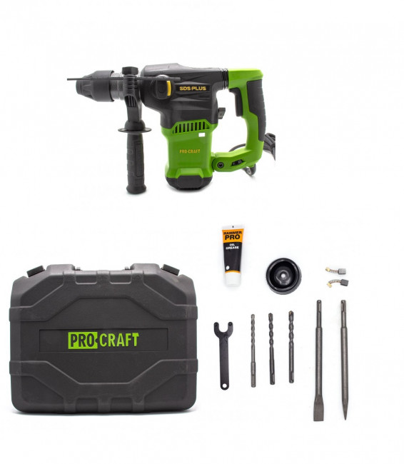Перфоратор BH2250 бренд Procraft Universal (кейс, оснастка, 1500-2250Вт, 6 Дж)