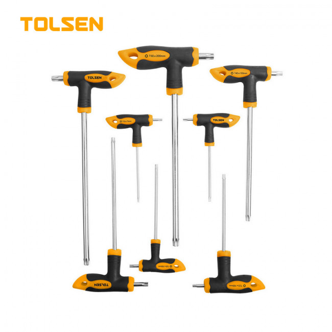 Набор Т - образных ключей TORX  8 предметов  TOLSEN