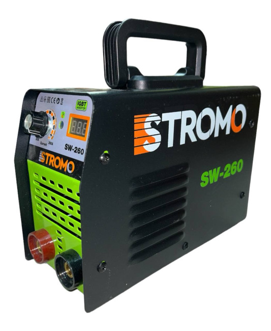 Инверторный сварочный аппарат SW260 STROMO (ММА,260 А, 1,6-4,0мм, макс. 4,5кВт)
