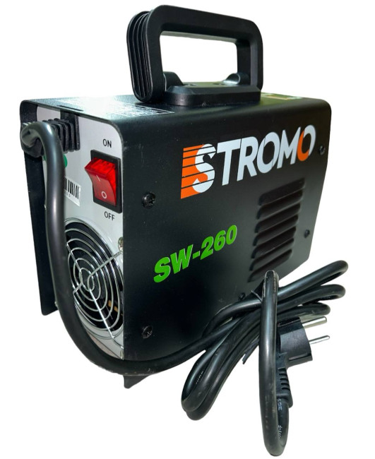 Инверторный сварочный аппарат SW260 STROMO (ММА,260 А, 1,6-4,0мм, макс. 4,5кВт)