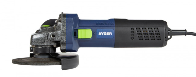 Машина углошлифовальная бесщеточная AG1400/125BL AYGER(1400 Вт,125 мм,М14,0-11000 об/мин)
