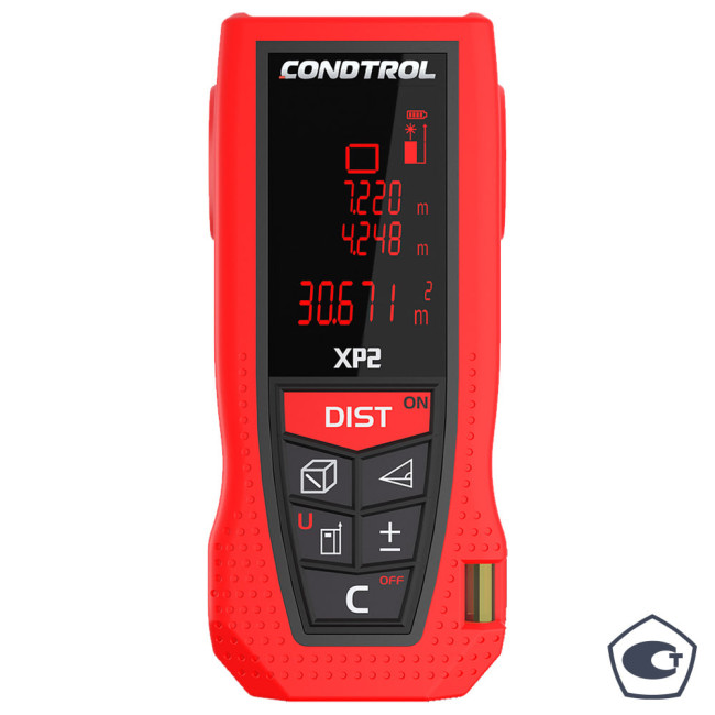 Лазерный дальномер  CONDTROL XP2, 70 m(0,05 - 70 м, тыл, фронт, уклономер, 2 x 1,5В ААА LR03)
