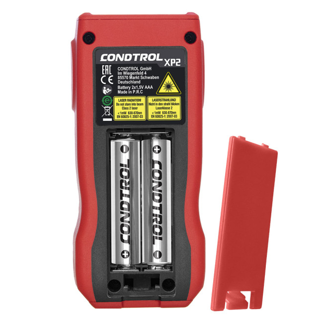 Лазерный дальномер  CONDTROL XP2, 70 m(0,05 - 70 м, тыл, фронт, уклономер, 2 x 1,5В ААА LR03)