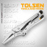Зажим с фиксатором ПРОФИ 165мм  TOLSEN (36шт)