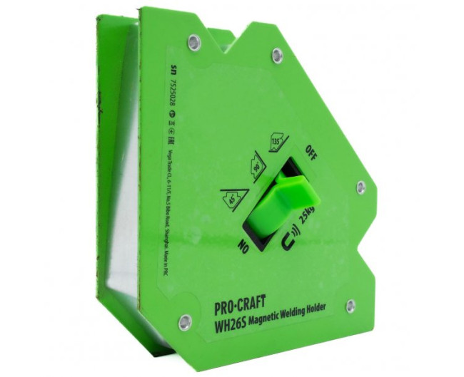 Магнитный угольник треугольный WH26S Procraft (25 кг,33мм, 45* 90* 135*) Магнитный угольник треугольный WH26S Procraft (25 кг,33мм, 45* 90* 135*)