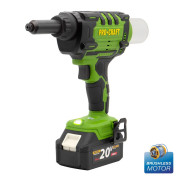 Заклепочник аккумуляторный PRG20 Procraft Universal (20В, 10000 Н, 2 АКБ, BMC)