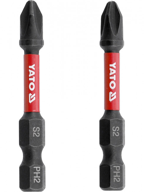 Набор бит Impact torsion PH2 50мм 2 шт. YATO
