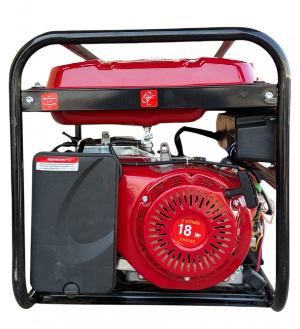 Генератор бензиновый GRS9000SR GRUWATT(190F, 18 л.с., 3600 об/мин, 25 л, 220/380 В, 7.0/7.5 кВт)