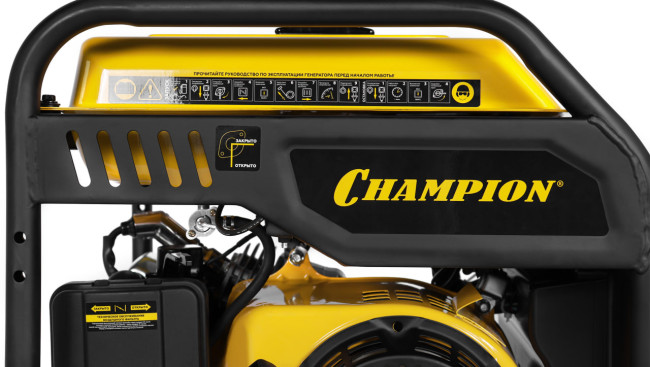 Генератор CHAMPION бензиновый инверторный IGG3000 (2,8/2,9кВт, 7,5лс, 7л, 26кг)