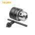 Патрон сверлильный ключевой, 3/8" x 24UNF, 1.5-10 мм, с ключом TOLSEN