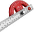 Линейка разметочная 7в1, 300х25мм INOX+пластик PA66 толщина 1,7 мм VERTEXTOOLS PROFI