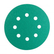 Диск шлифовальный ABRAFORCE Green Film на плёночной основе  8 отв.  125мм Р240 (уп. 5 шт.)