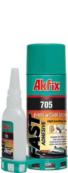 Набор для склеивания AKFIX 705 (В 100гр+400мл) 24шт