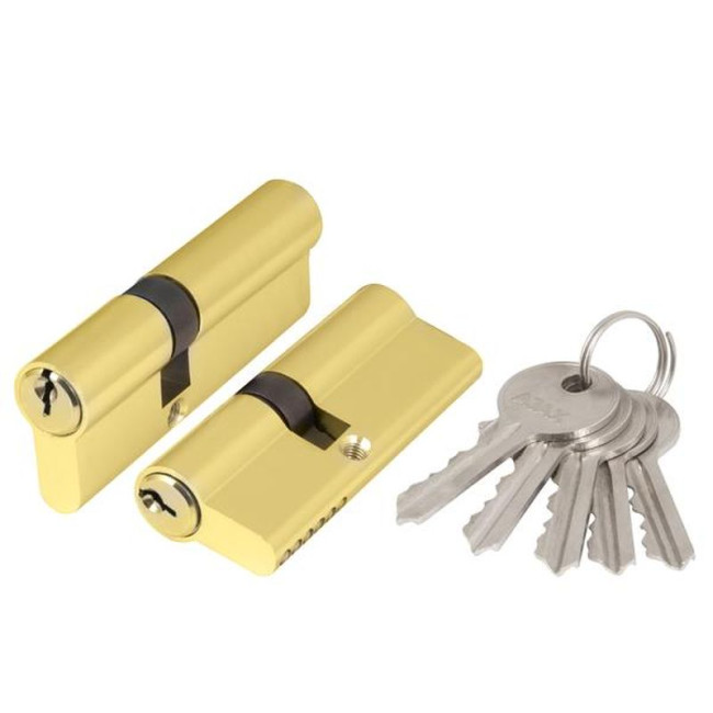 Цилиндровый механизм (AX100/80) AX1000Key80 (35+10+35) СР хром AJAX