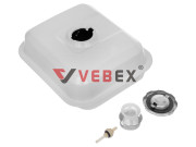 Бак топливный для двигателей GX390, 6,5 л. белый, комплект, VEBEX