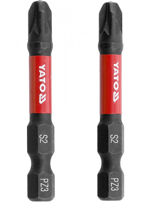 Набор бит Impact torsion PZ3 50мм 2 шт. YATO