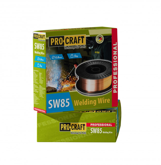 Проволока сварочная SW85 PROCRAFT 0,8 мм 5 кг