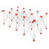 Подстолье складное "Сороконожка" 2,3*1,2*0,75м алюминий на колёсах JING