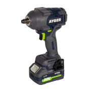 Гайковерт аккумуляторный бесщеточный APW20/950 AYGER(20В, 950 Нм, 1/2", 2300 уд/мин, 2400 об/мин)