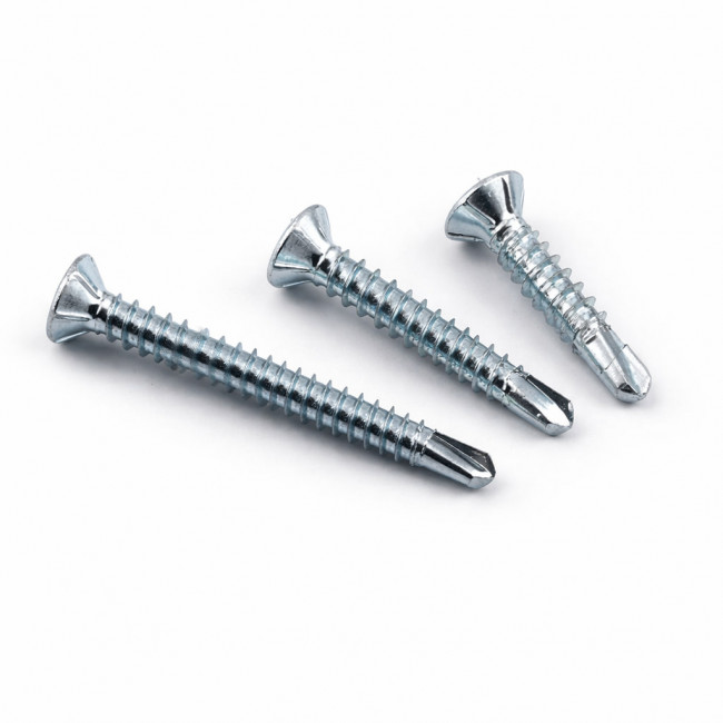 Саморез оконный Daxmer 3.9х16 (1000шт) белый цинк, сверло