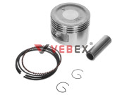 Поршень в сборе для 168F 6,5 л.с. - GX200, 68мм, VEBEX