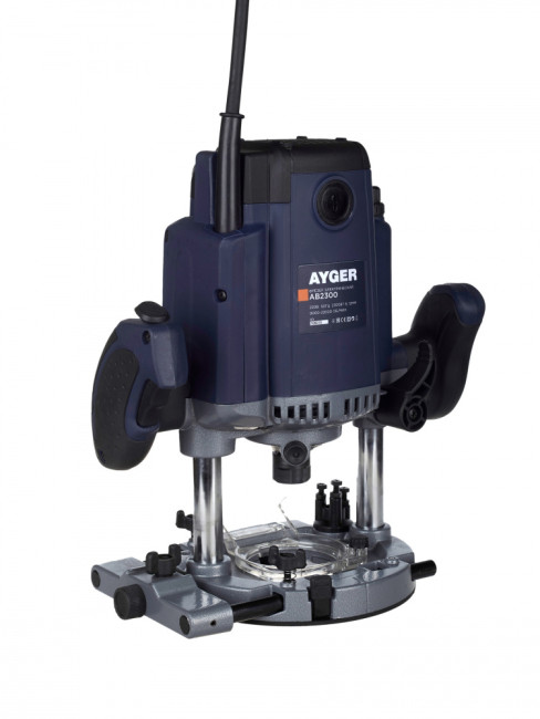 Фрезер  электрический  AB2300 AYGER(2300 Вт,цанга 8/12 мм, 9000-22000 об/мин)