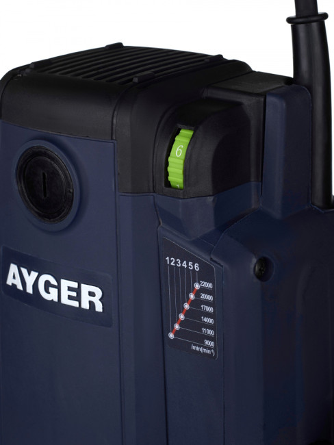 Фрезер  электрический  AB2300 AYGER(2300 Вт,цанга 8/12 мм, 9000-22000 об/мин)