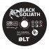 Диск алмазный DLT Black Goliath (ЗАВОДСКОЙ РЕЗ), 135x1,5мм  Ø22,23 из черной смолы
