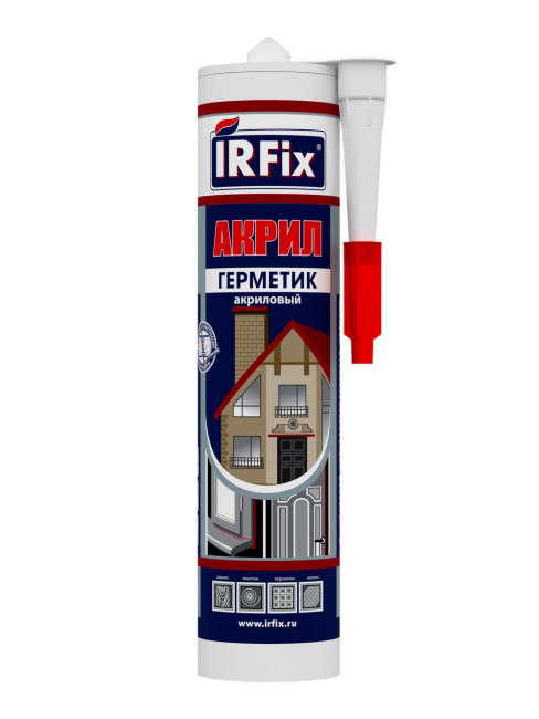 IRFix Герметик акриловый 310мл белый (25шт/кор)