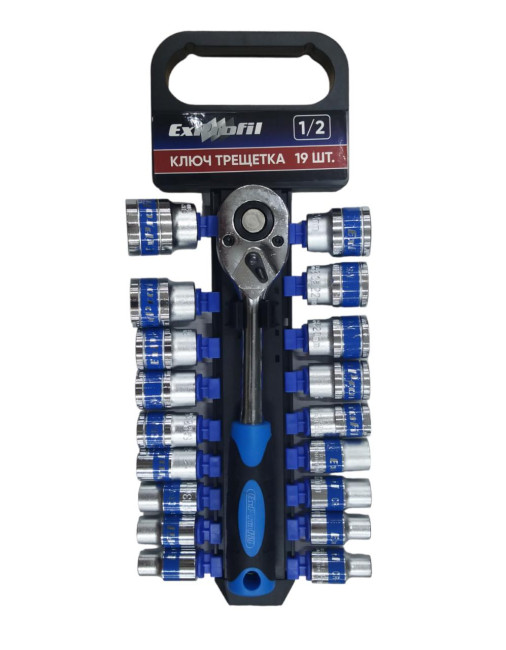 Набор головок с трещеткой 1/2" 20 предметов NN (12шт)