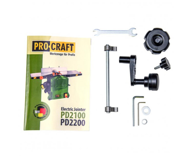 Фуговальный станок PD2100 Procraft UNIVERSAL (1800Вт,ширина 254мм,глубина 3мм,высота до 120мм,6м/мин