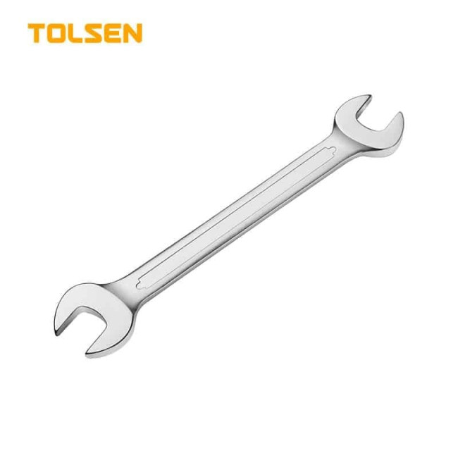 Ключ рожковый Industrial,  8 x 9 мм, CrV, DIN 3110, матовый хром TOLSEN