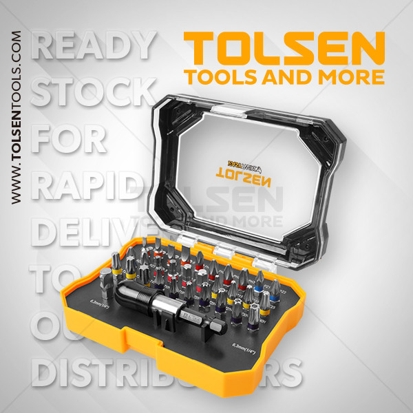 Набор бит  32 предмета  TOLSEN