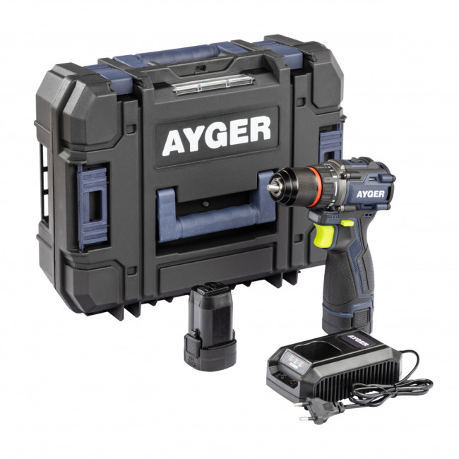 Аккумуляторный бесщеточный шуруповерт AP16BL2 AYGER(16В, 70 Нм,0-500/0-2000 об/мин,бесщеточный) Аккумуляторный бесщеточный шуруповерт AP16BL2 AYGER(16В, 70 Нм,0-500/0-2000 об/мин,бесщеточный)