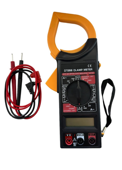 Токовые Клещи DT-266 NN (сумка,батарейка в комплекте) (40шт)