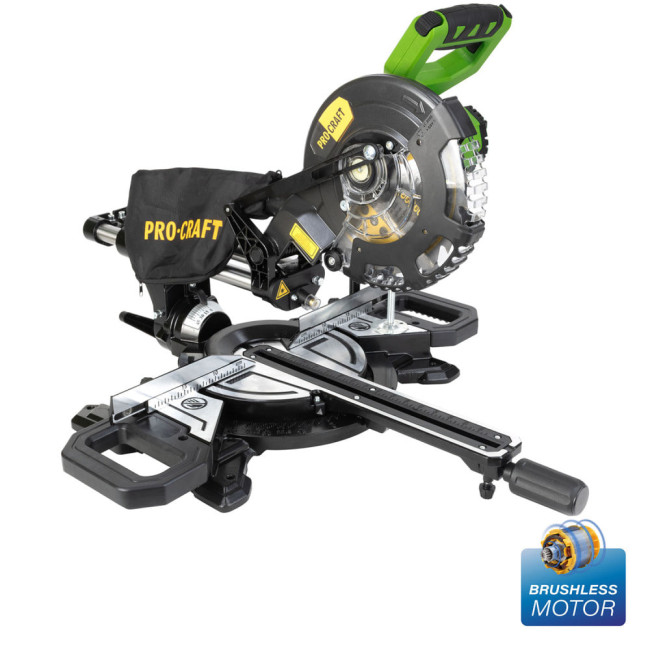 Аккумуляторная торцовочная пила PGS28 Procraft UNIVERSAL(20В,4200 об/мин,210х30, подсветка, без акб)