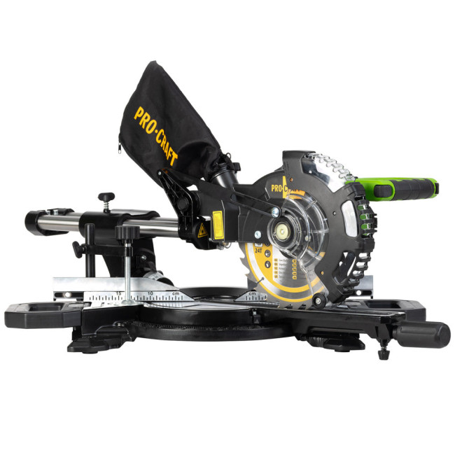 Аккумуляторная торцовочная пила PGS28 Procraft UNIVERSAL(20В,4200 об/мин,210х30, подсветка, без акб)