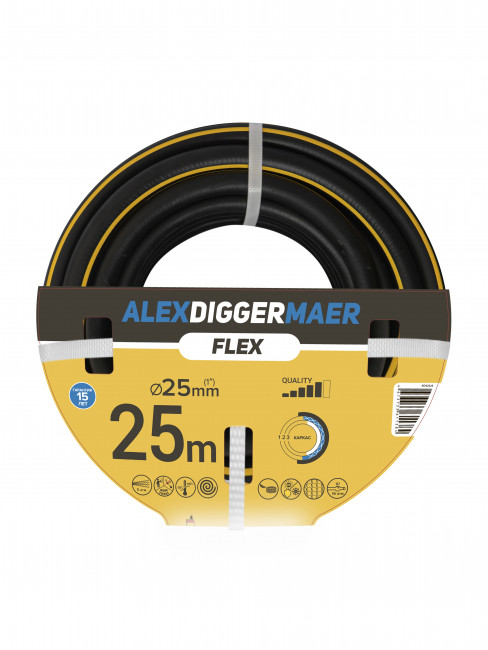 AD Шланг термопластичный Flex 25 (1") (25м) ALEXDIGGERMAER (3 слоя, 5 атм)