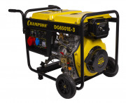 Генератор CHAMPION диз DG6501E-3 (400В 6,2/6,8кВА8,9лс 12,5л 12V 103кг,эл.стартер,колеса,счетчик) Генератор CHAMPION диз DG6501E-3 (400В 6,2/6,8кВА8,9лс 12,5л 12V 103кг,эл.стартер,колеса,счетчик)